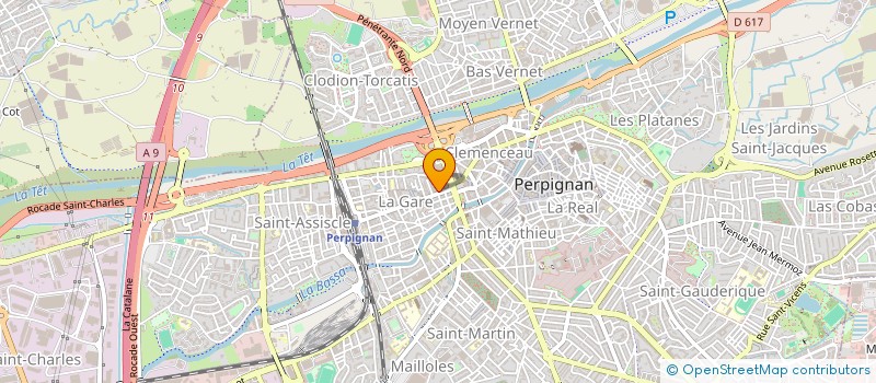 localisation de l'entreprise UNIMAG VOYAGES à PERPIGNAN