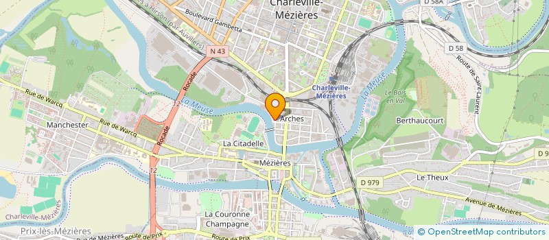 localisation de l'entreprise UNIMAIR  CHARLEVILLE-MEZIERES