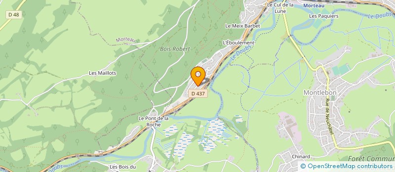 localisation de l'entreprise UNIMARC  MORTEAU