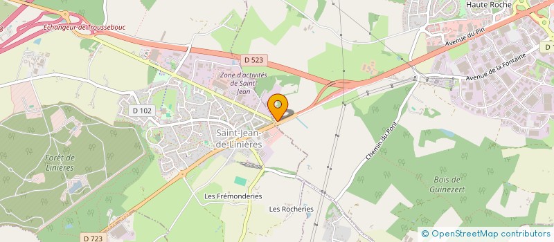 localisation de l'entreprise UNIMARKET SAINT RAPHAEL  BEAUCOUZE