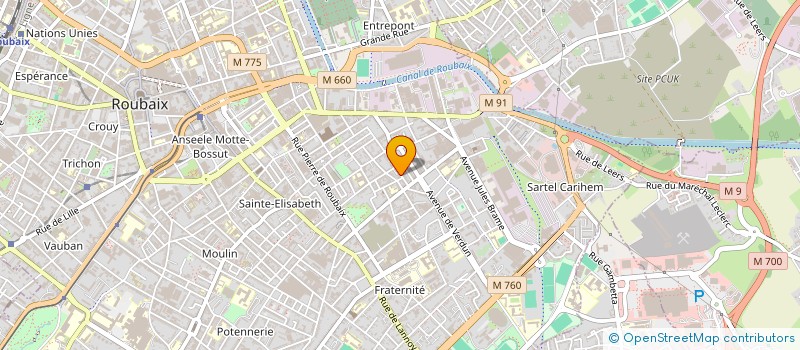 localisation de l'entreprise UNIMOBILITE à LILLE