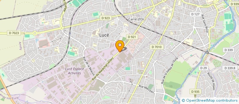 localisation de l'entreprise UNIMODE à LUCE