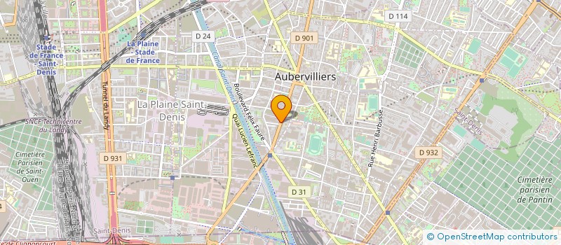 localisation de l'entreprise UNIMODES à AUBERVILLIERS