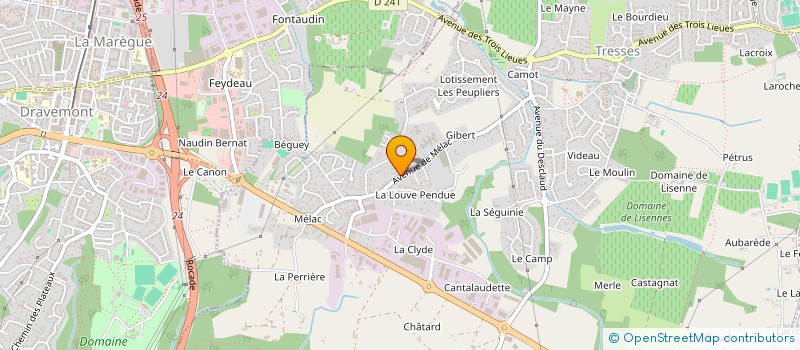 localisation de l'entreprise UNIMOTORS CARS GIRONDE à TRESSES