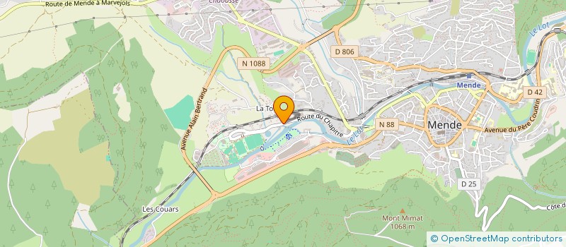 localisation de l'entreprise UNIO DEP ASSOC FAMILIALE LOZERE à MENDE