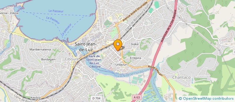 localisation de l'entreprise UNIOLYMP - FMU à SAINT-JEAN-DE-LUZ