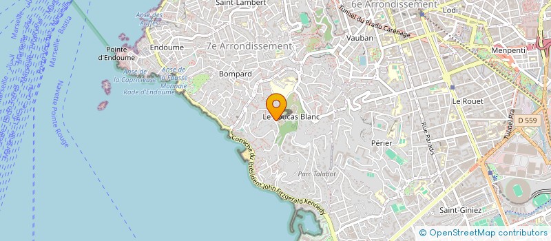 localisation de l'entreprise UNION 26 FINANCES à MARSEILLE