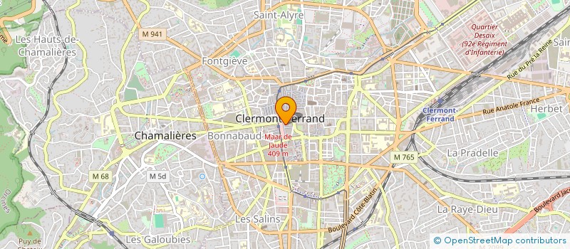 localisation de l'entreprise UNION 3IEME CIRCONSCRIPT CLERMONT MONTAG à CLERMONT-FERRAND