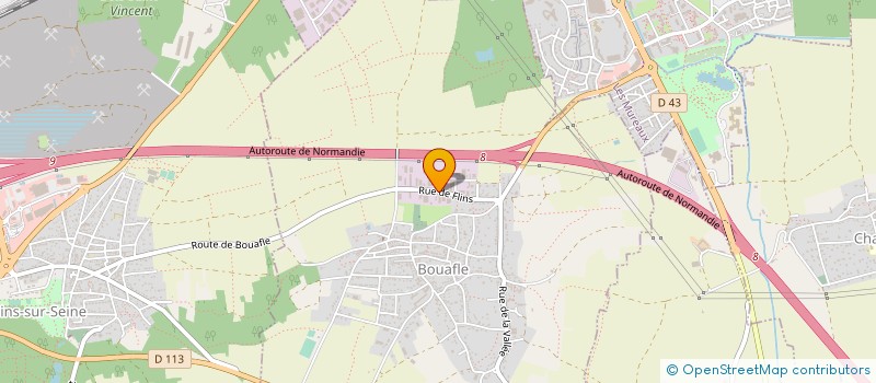 localisation de l'entreprise UNION à BOUAFLE