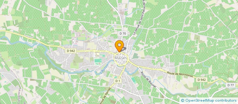 localisation de l'entreprise UNION  MAZAN