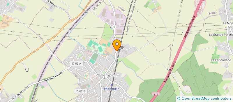 localisation de l'entreprise UNION  PHALEMPIN
