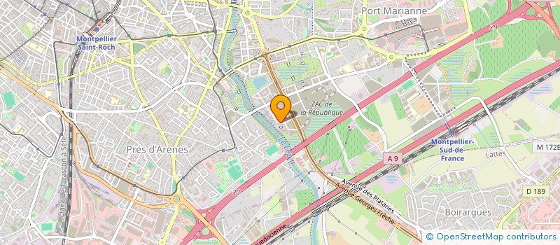 localisation de l'entreprise UNION à MONTPELLIER