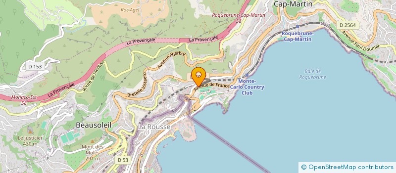localisation de l'entreprise UNION à ROQUEBRUNE-CAP-MARTIN