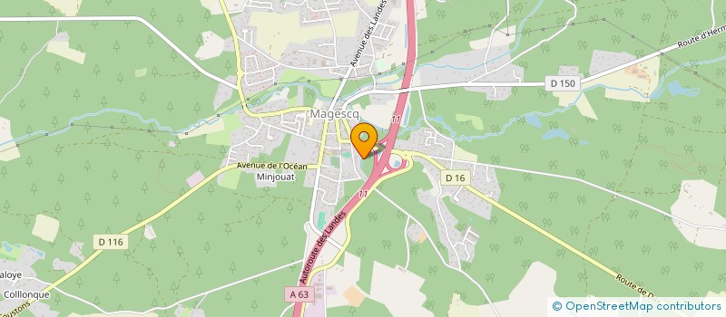 localisation de l'entreprise UNION  MAGESCQ