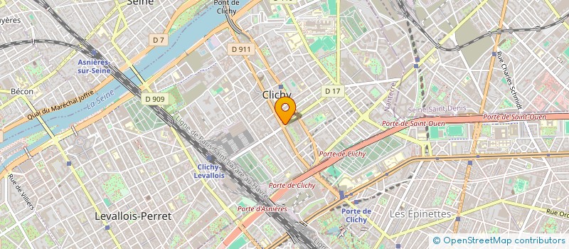 localisation de l'entreprise UNION ACCESS SERVICES à CLICHY