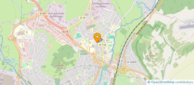 localisation de l'entreprise UNION AFRICAINE DE VESOUL  VESOUL