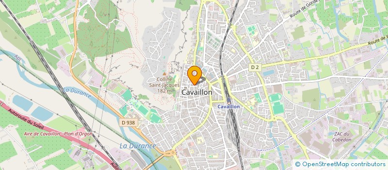 localisation de l'entreprise UNION AGRICOLE MUTUELLE  CAVAILLON