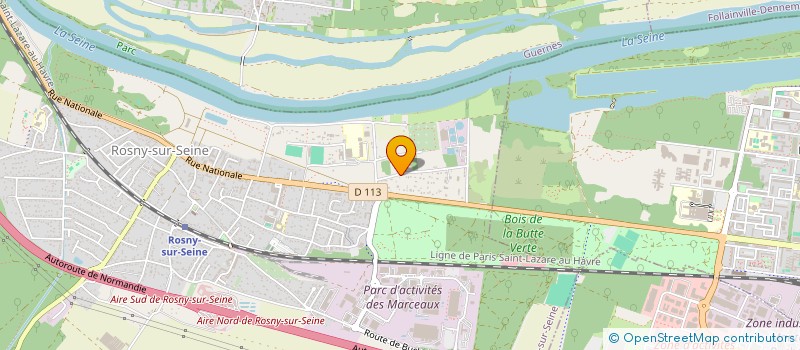 localisation de l'entreprise UNION ALLIANCE DEVELOPPEMENT FRANCE-MAROC  ROSNY-SUR-SEINE