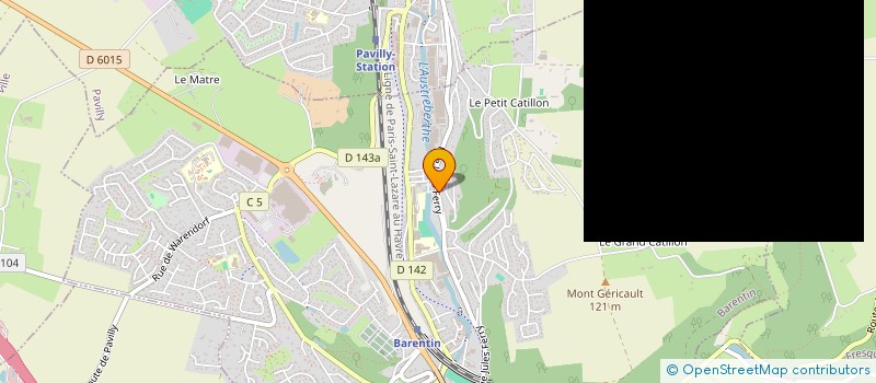 localisation de l'entreprise UNION AMBULANCIERS SEINE MARITIME  BARENTIN