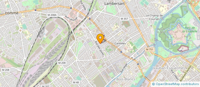localisation de l'entreprise UNION AMICALE COLOMBOPHILE DE LOMME DEPOT ESPACE à LILLE