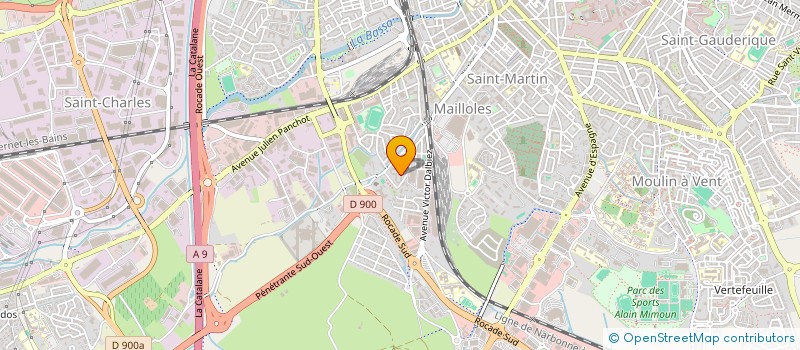 localisation de l'entreprise UNION AMICALE DES AGENTS DES PYRENEES ORIENTALES à PERPIGNAN