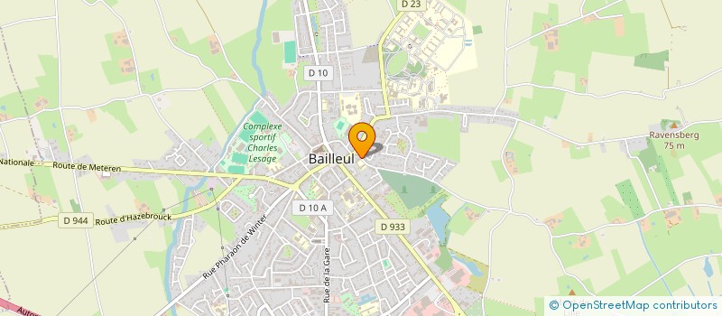 localisation de l'entreprise UNION AMICALES & DENIER ECOLES LAIQUES à BAILLEUL
