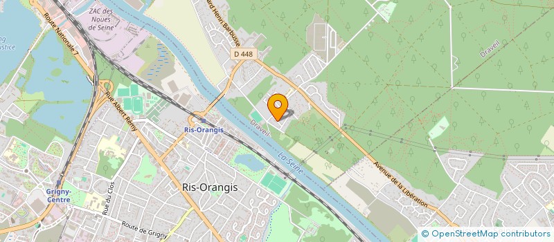 localisation de l'entreprise UNION ANCIENS ETUDIANTS UNIVERS BRUXELLE à DRAVEIL