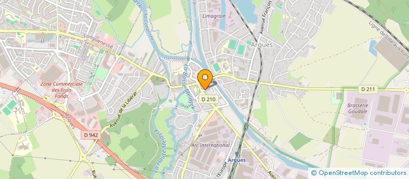 localisation de l'entreprise UNION ARQUOISE à ARQUES