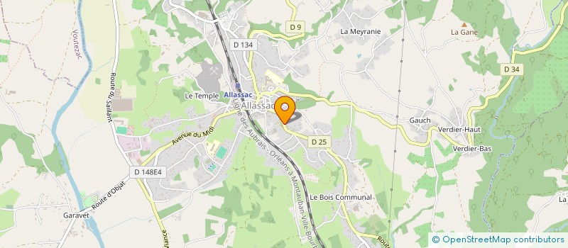 localisation de l'entreprise UNION ARTISANALE ET COMMERCIALE D ALLASSAC ALLASSAC A VOTRE SERVICE   ALLASSAC