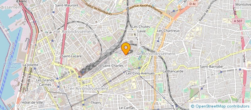 localisation de l'entreprise UNION ARTIST INTELLEC CHEMINOTS FRANCAIS à MARSEILLE