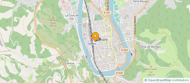 localisation de l'entreprise UNION ASS SYNDICALE AMENAGEMENT AGRICOLE  CAHORS