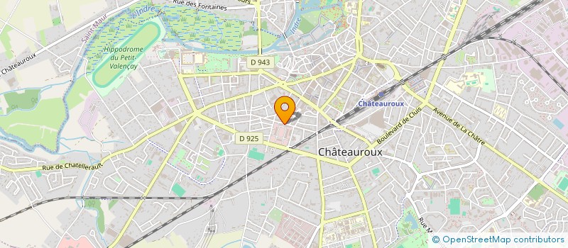 localisation de l'entreprise UNION ASSOC LOISIR PERSONNEL ADMINIST 36 à CHATEAUROUX