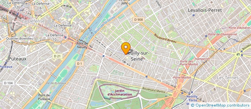 localisation de l'entreprise UNION ASSOCIATION ORGASPORTS à NEUILLY-SUR-SEINE