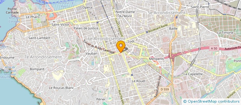 localisation de l'entreprise UNION ASSURANCES CONSEILS à MARSEILLE