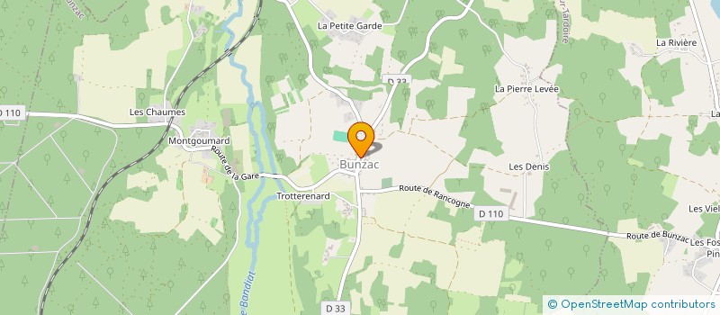 localisation de l'entreprise UNION ATHLETI LA ROCHEFOUCAULD CYCLISME à LA ROCHEFOUCAULD-EN-ANGOUMOIS