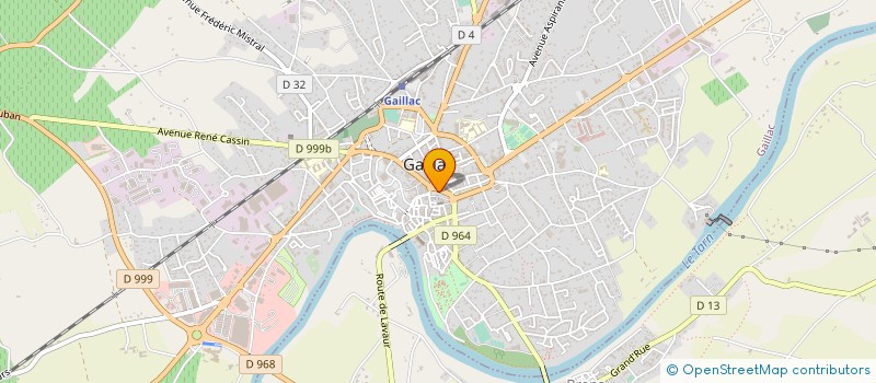localisation de l'entreprise UNION ATHLETIQUE GAILLACOISE à GAILLAC