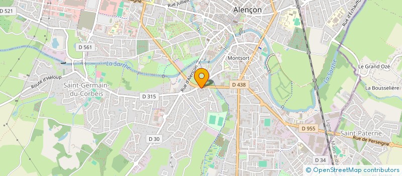 localisation de l'entreprise UNION BASKET COMM URBAINE ALENCON à ALENCON