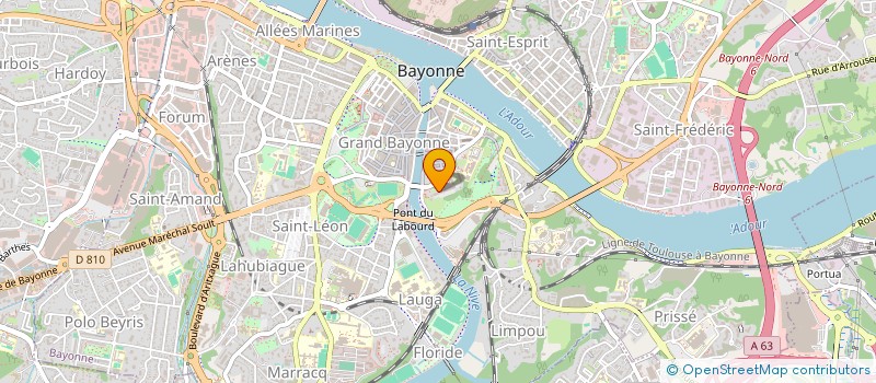 localisation de l'entreprise UNION BASQUE à BAYONNE
