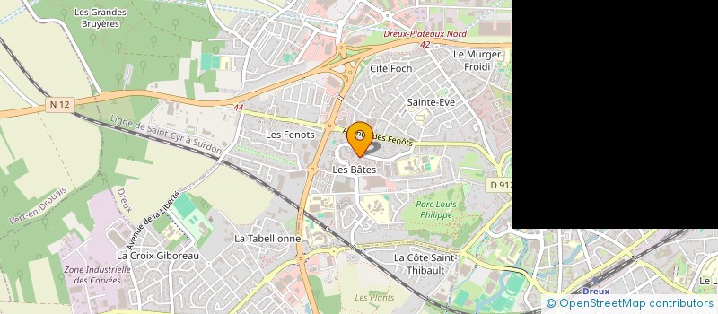 localisation de l'entreprise UNION BAT à DREUX
