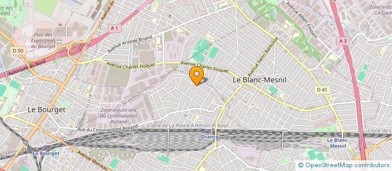 localisation de l'entreprise UNION BATIMENT à DRANCY