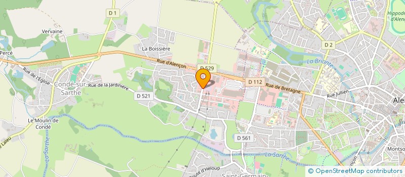 localisation de l'entreprise UNION BIEN ETRE PERSONNES AGEES & FAMILLES à CONDE-SUR-SARTHE