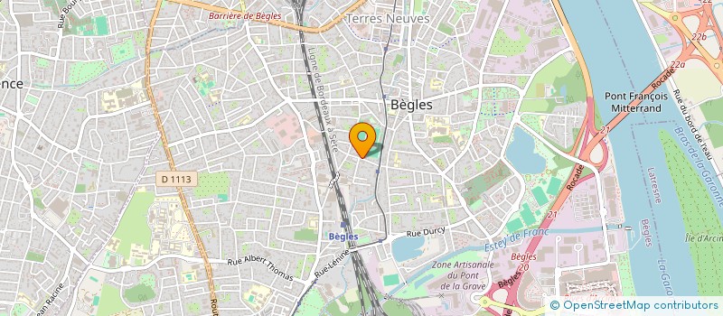 localisation de l'entreprise UNION BORDEAUX BEGLES à BEGLES