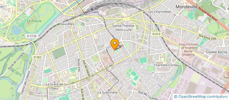 localisation de l'entreprise UNION BOULISTE CAENNAISE à CAEN