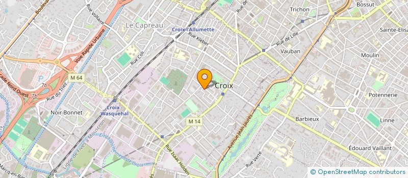 localisation de l'entreprise UNION BOULISTE CROISIENNE à CROIX