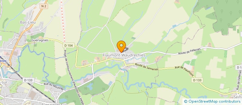 localisation de l'entreprise UNION BOULISTE FLAUMONTOISE à FLAUMONT-WAUDRECHIES