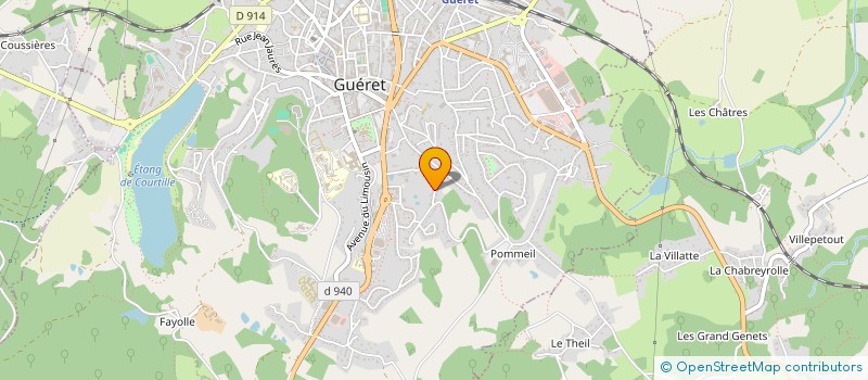 localisation de l'entreprise UNION BOULISTE GUERETOISE à GUERET