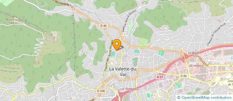 localisation de l'entreprise UNION BOULISTE VALETTOISE à LA VALETTE-DU-VAR