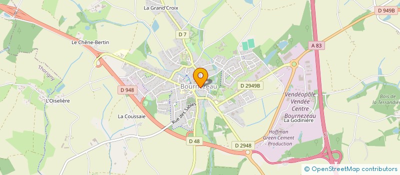 localisation de l'entreprise UNION BOURNEVAIZIENNE ARTISAN COMMERCANT à BOURNEZEAU