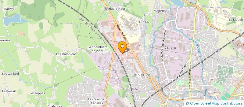 localisation de l'entreprise UNION BRESSE REVERMONT SAONE à VIRIAT
