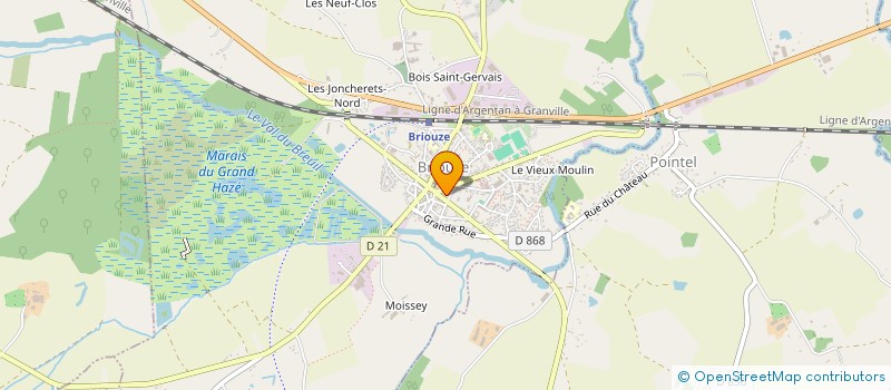 localisation de l'entreprise UNION CANTONALE AGRICOLE à BRIOUZE
